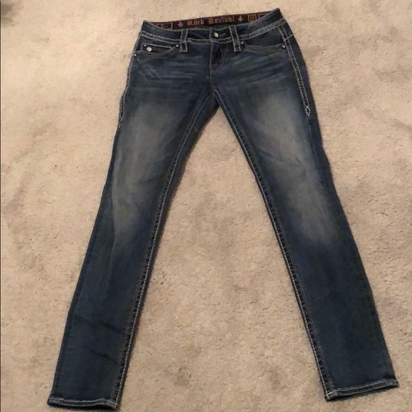 Adele skinny Rock Revival Jeans - Picture 3 of 6